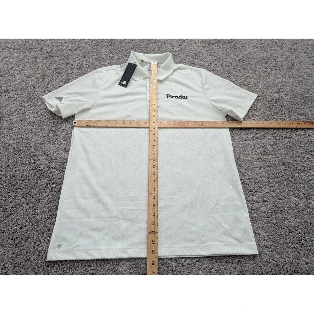 Picadas Polo Shirt Mens‎ Large White adidas Picadas Hard Aguas